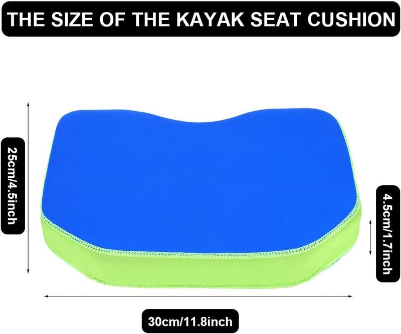 woobles Kayak Seat Cushion, Canoe Seat, Kayak Seat Pad, Kayak Seat Cushion, Thicken Soft Kayak Canoe Fishing Boat Sit Seat, Boating Seat Cushions Pad Accessory for Kayak Canoe Fishing Boat - Image 5